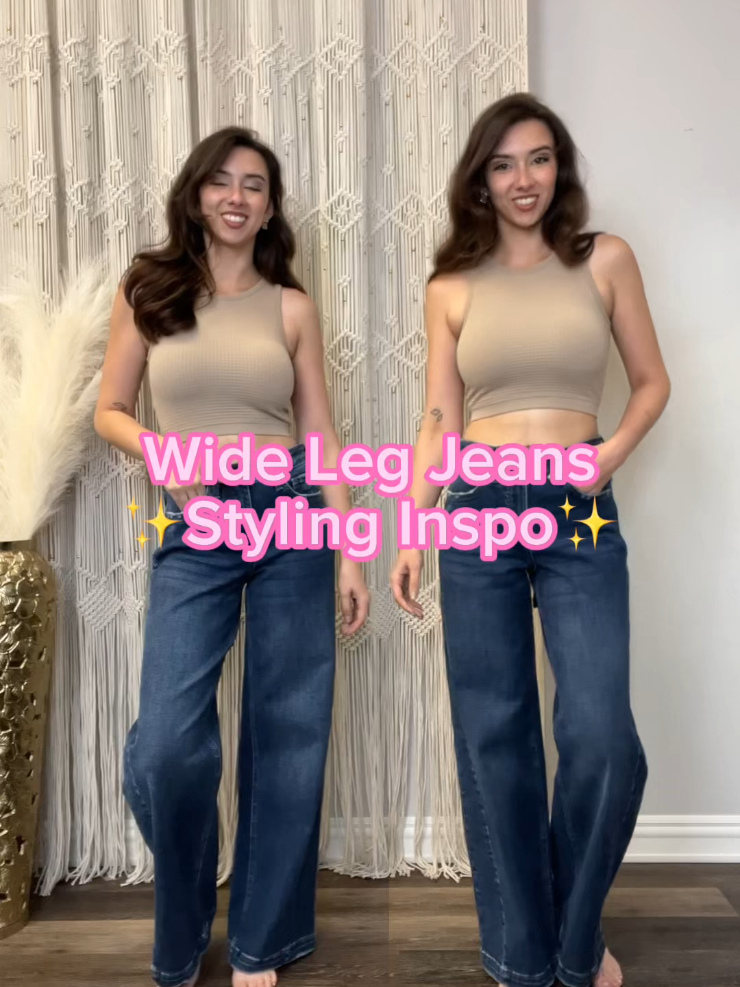 Same jeans, two moods. One says “I have a Zoom in 10,” the other says “Let’s go get margs.” 🍹 Which one’s more you today? #fallfashiontrends #widelegdenim #outfitinspo #closetmood #avalanebabe #shoegame #fallseason🍂