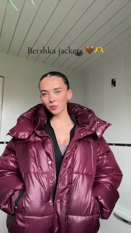 Burgundy Puffer @BERSHKA @asos loveee #bershka #bershkanewin #fyp #createrinsights #foryoupagе 