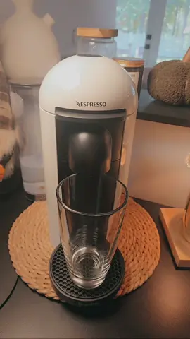 Nothing better than starting the day off with a double espresso iced coffee! I would never use anything other than my Nespresso Vertuo Plus, best tasting coffee at home! ☕️🤎  The best part-I get to stay home and learn inside of a course that makes me income from my phone!🤎 Check out my LinkTree in bio to purchase your Nespresso today!  #nespresso #icedcoffee #espresso #coffee #aesthetic 