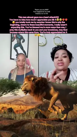 My hero entered the chat and went in ❤️‍🔥❤️‍🔥🥰 thank you sir #tiktoklive #livehighlights #livegift #lion #hearts 