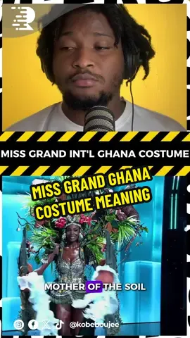 The meaning behind Miss Grand International Ghana contestant @officialfaithmaria costume …. #fyp #missgrand #ghana #ghanaian #ghanatiktok🇬🇭 