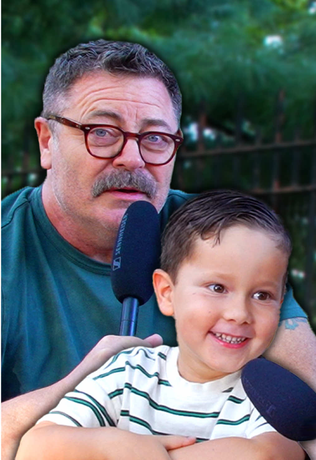 Mustache gang rise up🥸 Super special episode with the wonderful Nick Offerman in celebration of his new book “Little Woodchucks” out now!! 