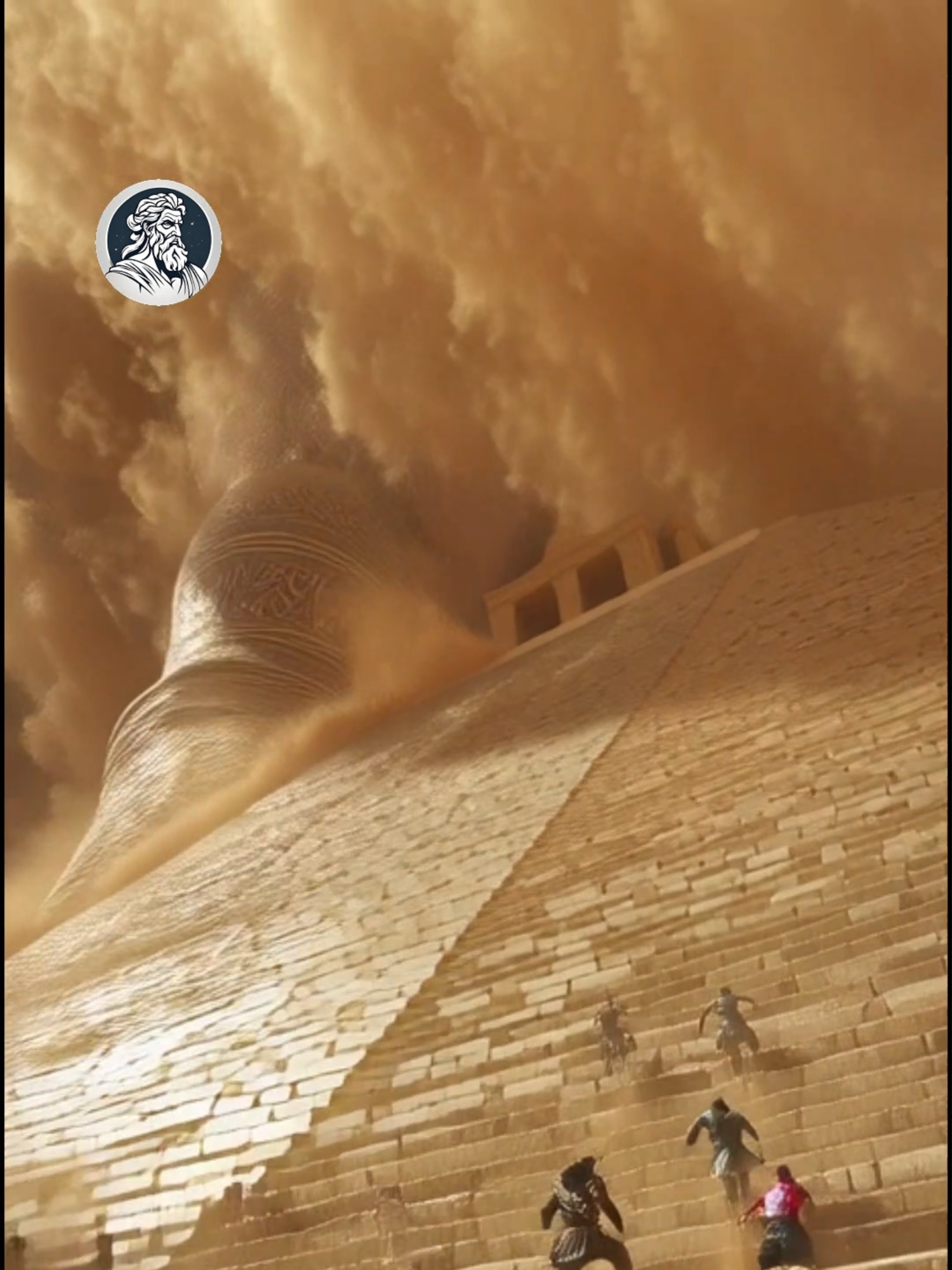 HOW THE PYRAMIDS WERE MADE #cadamitologia #fyp #giants #ai #egypt #desert #pyramids #alien