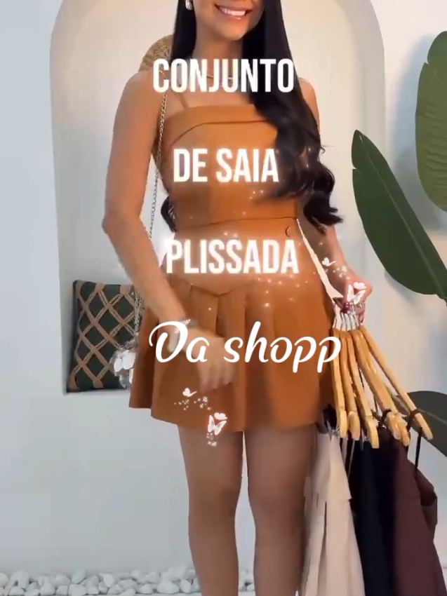 Dê uma olhada em Conjunto Feminino Alfaiataria Sensorial Cropped Alcinha Short Saia Plissado Tendência Cady Color Elegante por R$94,80. Compre na Shopee agora!  ➡️ Cópia e cole esse link dos comentários no app da shoppe e boas compras ou compre com o código ID 👇  🆔️ATW-ANY-JAG #conjuntofemenino #alfaiatariafeminina 