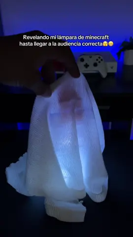 Creen que esta lámpara le ayude a invocar a herobrine?🤔#Minecraft #lampara 