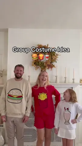Group Costume Idea 🍔🍟🥤 #halloween #halloweencostume #cricutprojects #michaelscraftstore 
