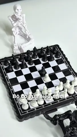 Bộ cờ vua siêu mini #riviulv1 #review #unbox #unboxing #bocovuamini 
