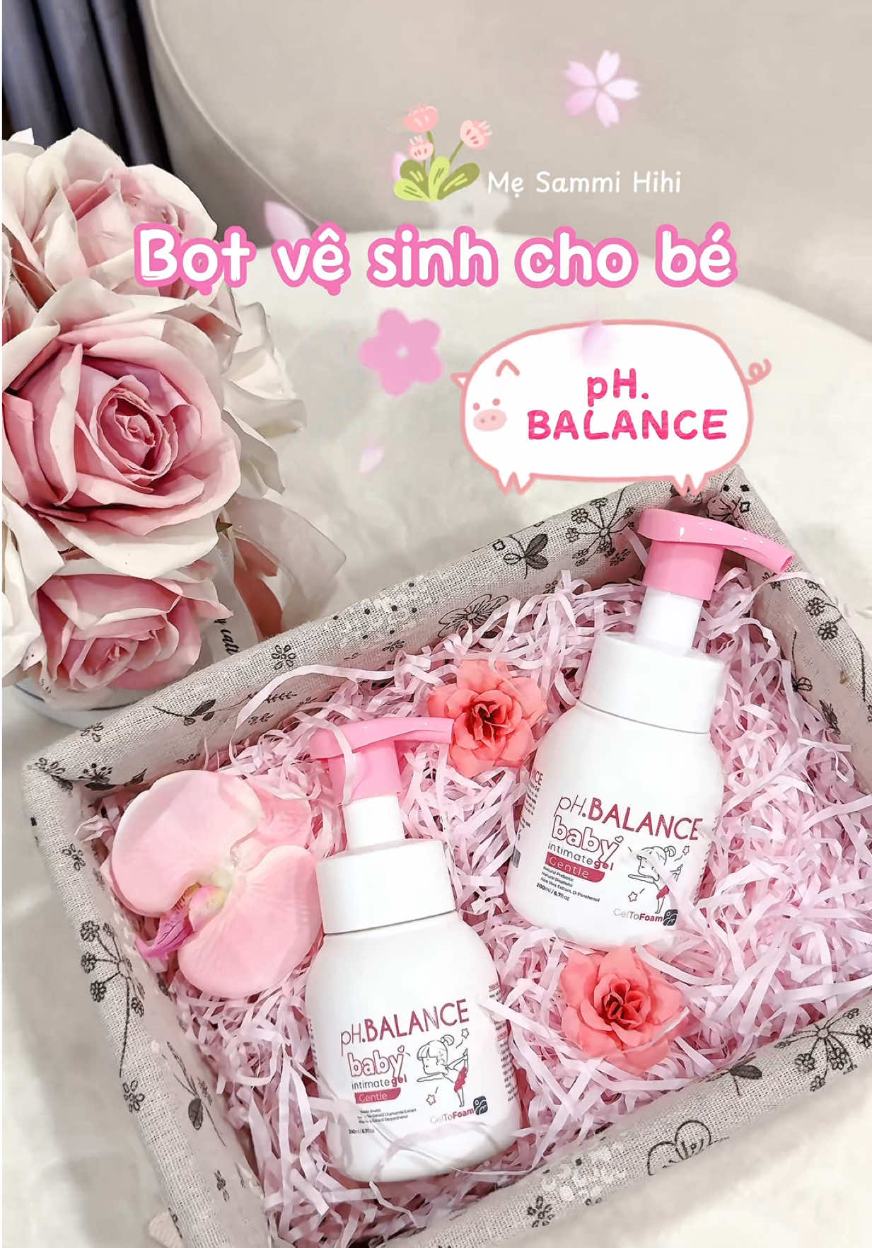 Không cần dùng kem hăm luôn á các mẹ ạ. Sammi trộm vía dùng bọt vệ sinh pH Balance hợp lý, sạch sẽ hết mùi và kháng khuẩn nữa, từ lúc dùng k còn thấy hăm lần nào luôn. #mesammihihi #botvesinhchobe #phbalancebaby #botvesinh #xuhuongtiktok 