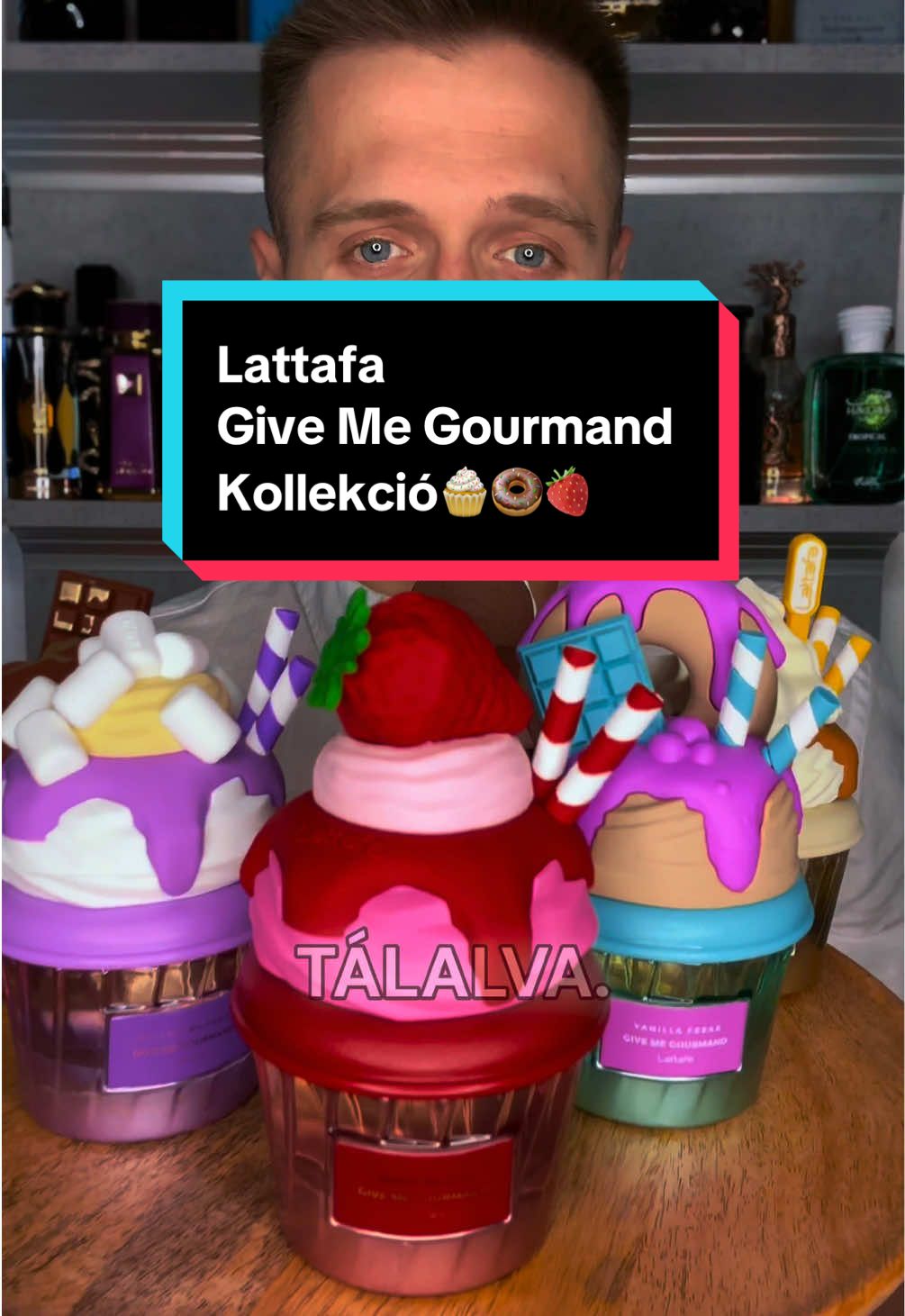 Hölgyeim a Lattafa Give Me Gourmand parfüm kollekció tálalva!🍓🧁🍩🔥 richartparfum.hu #fragrancetok #richartparfum #lattafa #givemegourmand #richartparfum 