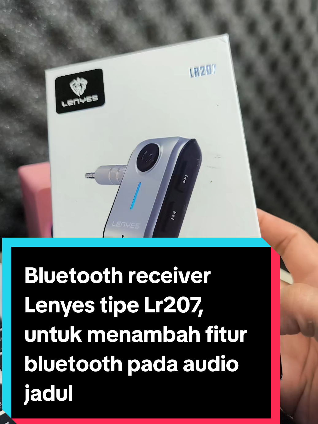 Bluetooth receiver Lenyes tipe Lr207,untuk menambah fitur bluetooth pada audio jadul #bluetoothreceiver #lenyes #lenyesindonesia 