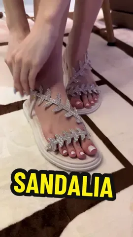 Sandália Feminina Papete Rasteirinha #tiktokshop #viral #explore 