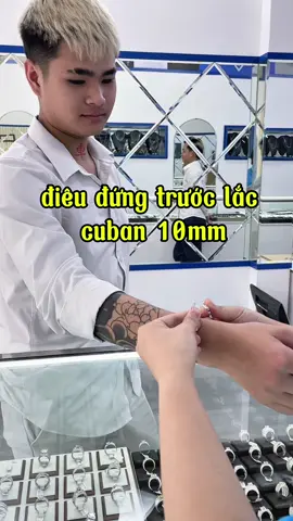 điêu đứng trước lắc cuban 10mm - cân tất mọi phong cách cho anh em #viral #foryou #mensfashion #