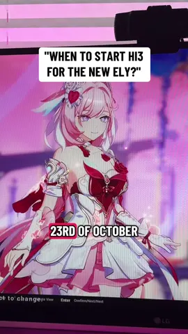 DON'T WAIT 🙏🙏 anyways the en livestream for the patch was today so make sure to check that out!! (yt) #honkaiimpact3rd #hi3 #elysia #HonkaiStarRail #cyrene 
