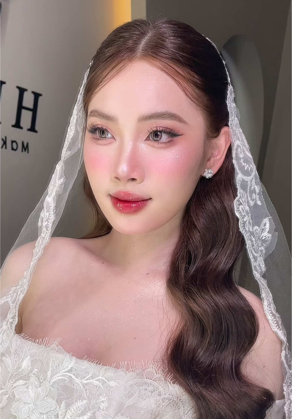 Tone đỏ hồng nổi bật cho các nàng dâu mùa cưới ✨#makeup #xuhuong #viral #hiwonmakeupacademy 