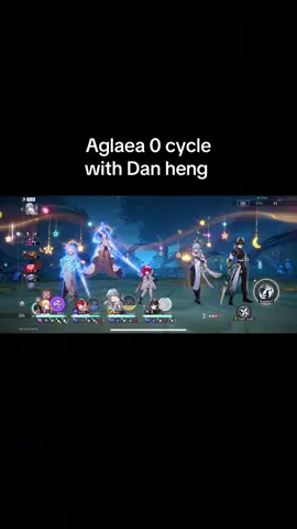 E1S1 Aglaea with E0S1 Dan heng PT 0 cycle, @bikuo’s account #DanHengPT#Aglaea#0cycle#HonkaiStarRail#hsrcreators 