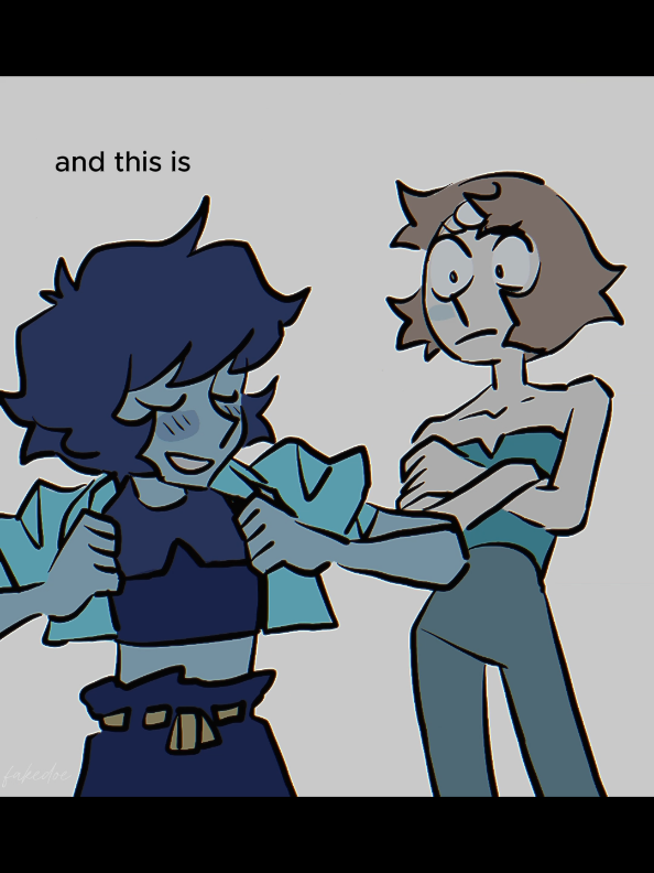 #LAPEARL | she walked off after giving me some sort of code... #stevenuniverse #su #pearlapis #pearl #lapislazuli #animatic #callmemaybe 