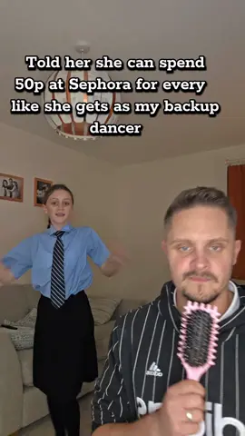 I'll double it if @Sephora UK comment too 🖤🤍 #backupdancer  #sephora  #daddaughter  #trend 