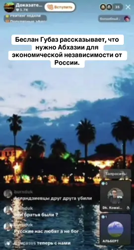 Беслан Губаз рассказывает, что нужно Абхазии для экономической независимости от России. #абхазия #тбилиси #абхазияэтогрузия #грузия #грузия 