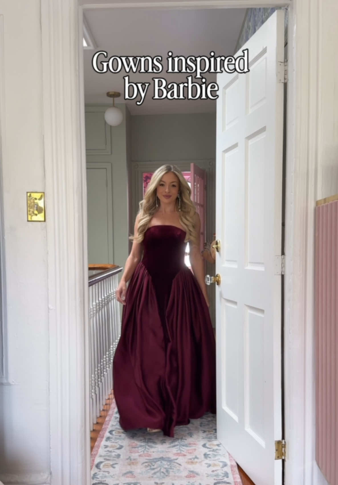 a collection of gowns inspired by Barbie™ my dream date 💗✨💅🏻 had so much fun styling these gorgeous Barbie x @Azazie dresses, perfect for special occasions or wedding guests. They even have wedding dresses for the bride 🤍 the quality is 10/10 and I love the unique Barbie inspired designs. Which look is your favorite? #BarbieXAzazie #ad 