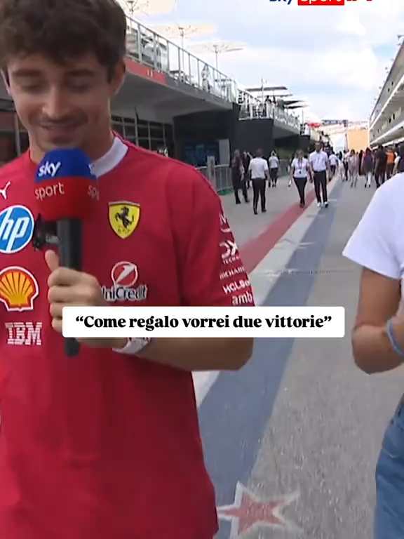 🗣️ 𝑆𝑝𝑒𝑟𝑜 𝑠𝑖𝑎 𝑖𝑙 𝑤𝑒𝑒𝑘𝑒𝑛𝑑 𝑝𝑒𝑟 𝑣𝑜𝑙𝑡𝑎𝑟𝑒 𝑝𝑎𝑔𝑖𝑛𝑎 Le parole di Charles Leclerc in vista del GP degli Stati Uniti 🇺🇸 GP degli Stati Uniti nel weekend del