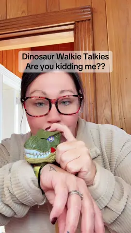 Dinosaur walkie talkies are you kidding me?? #toys #christmas #tiktokshopblackfriday #tiktokshopcybermonday #tiktokshopcreatorpicks 