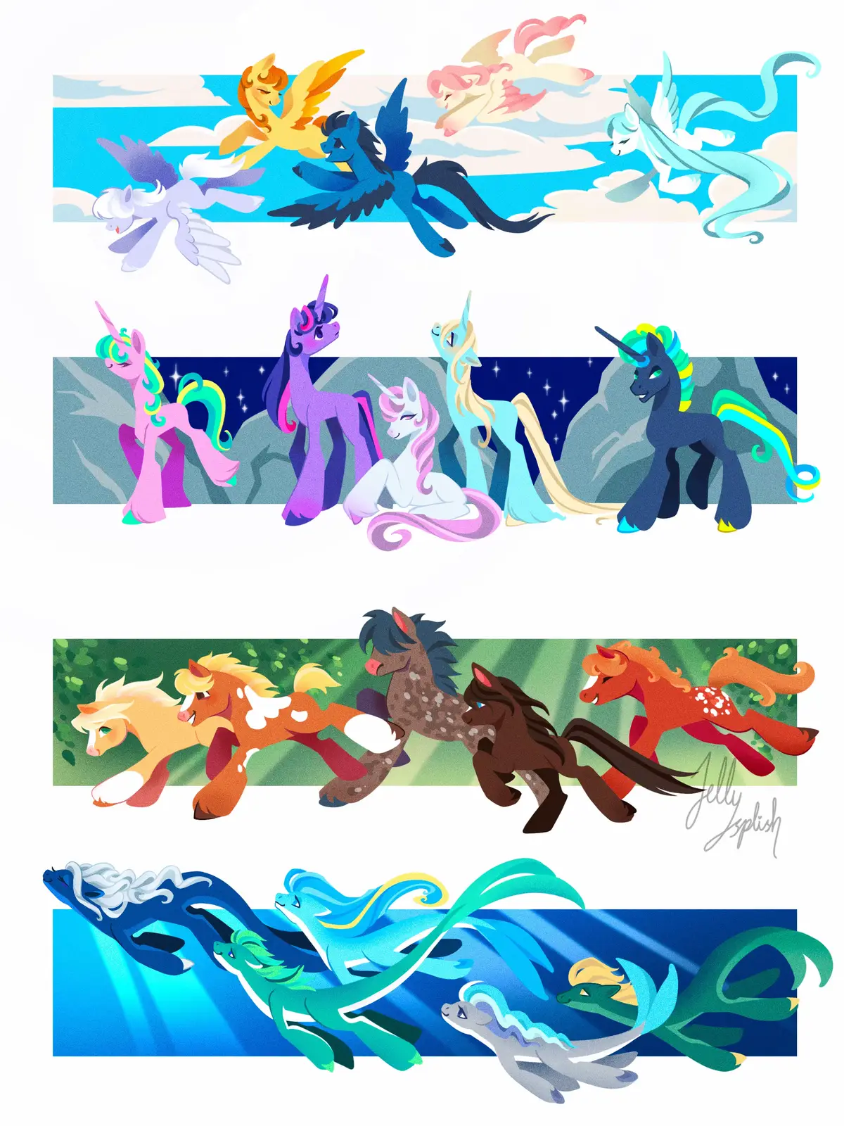 Time for another big more dump about my little pony AU #mlpfanart #originalcharacter #mlp 