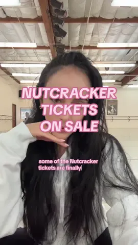 Can’t believe it’s the best season already!!! #ballerina#tickets#ballettok#performance#nutcracker 