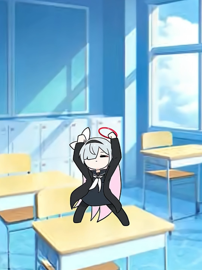 Palana - Arona lonely x9🟦x1🟨 :((#bluearchivejp #bluearchivetheanimation #arona#palana#animearchive 