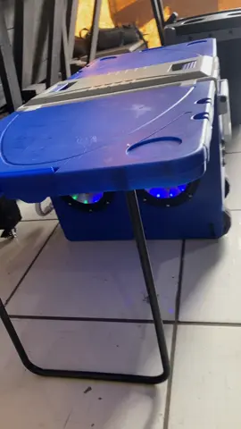 Caixa térmica com som e leds mesinha #caixatermicacomsom #fyp #jbl #brasil #som 