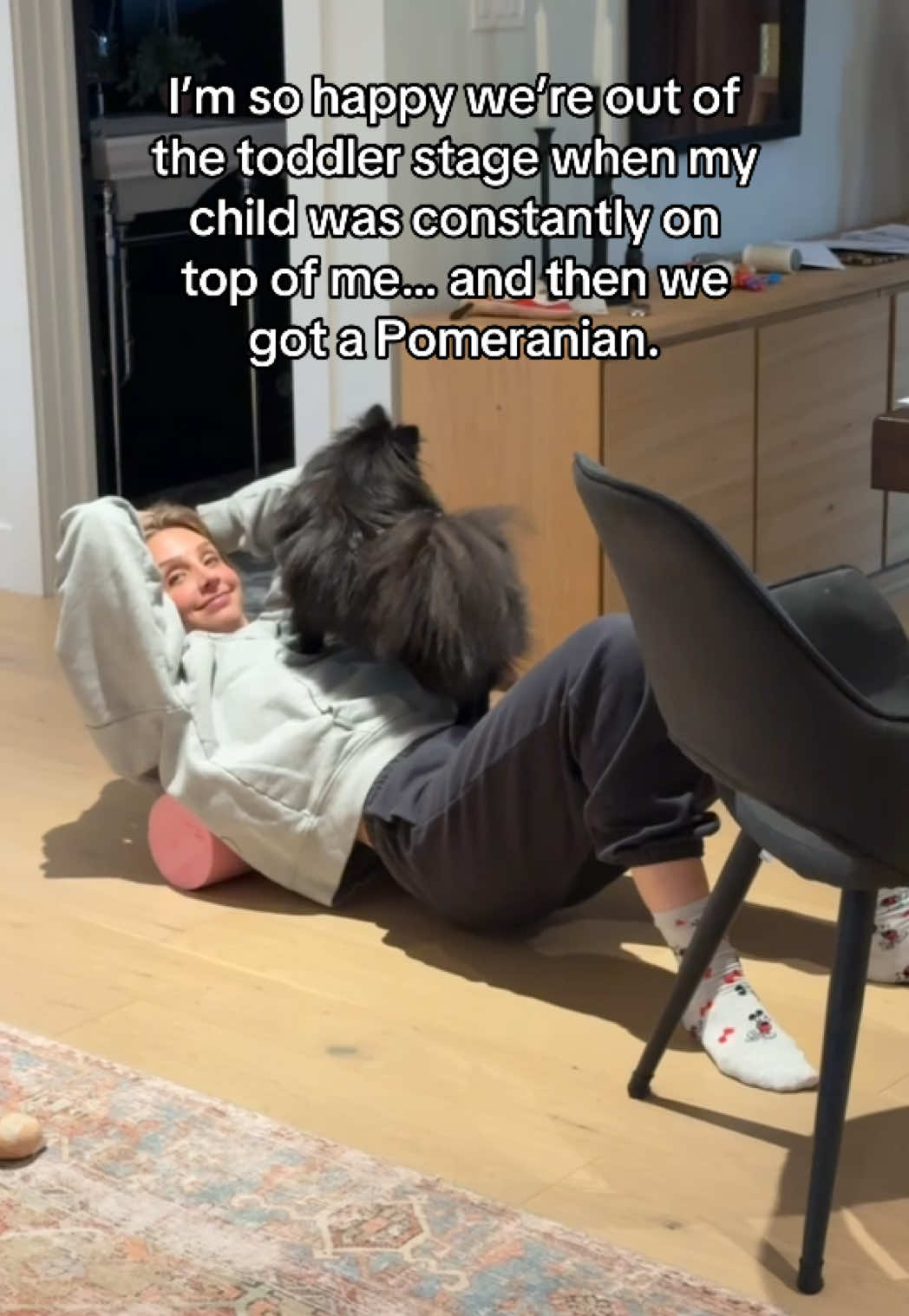 Get off me bro! #pomeranians #pomeraniansoftiktok #dogmom #parentinghumour #momcomedy #funnymom 