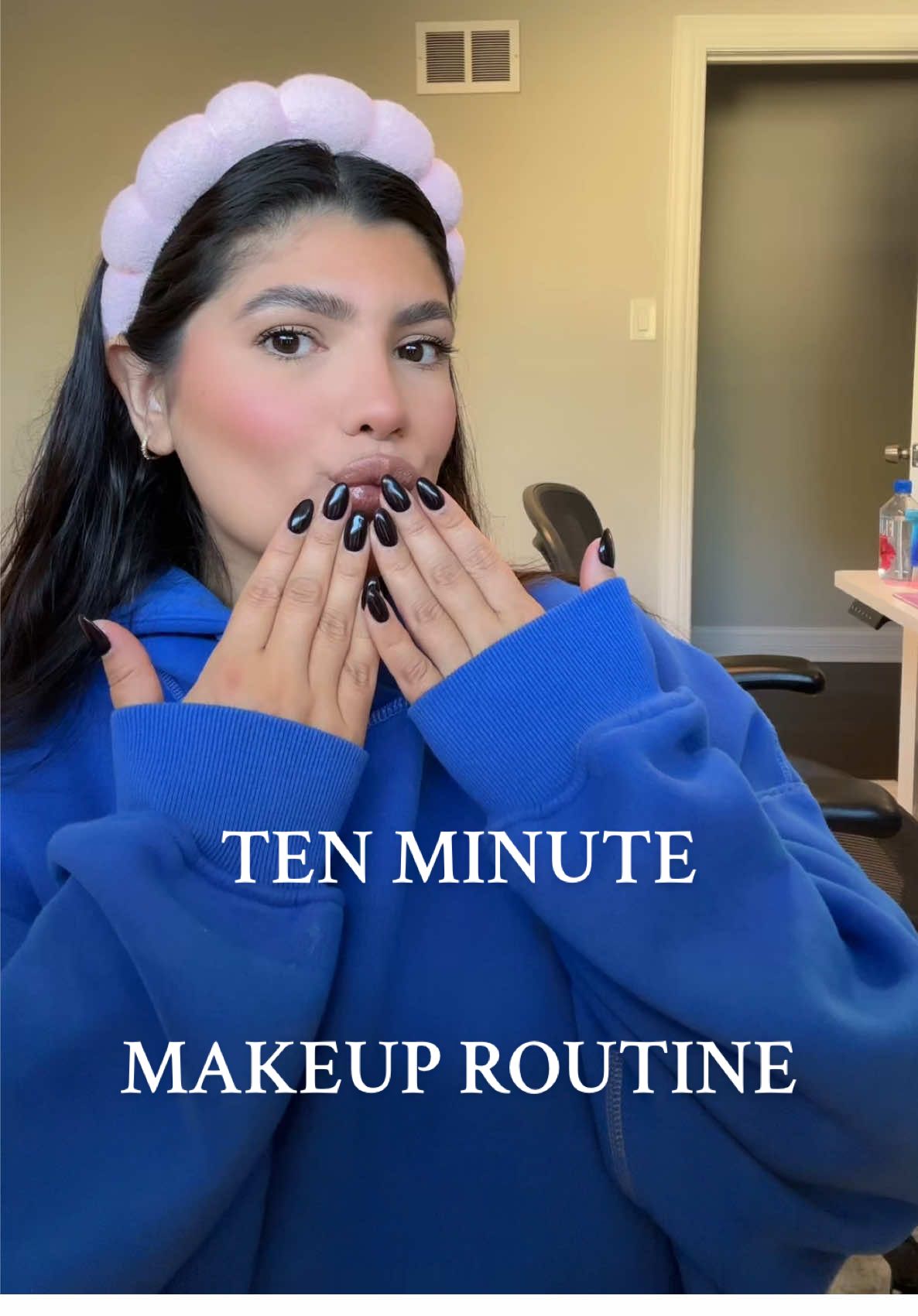 GRWM IN TEN MINUTES ✨ @loréal paris usa  @NYX Professional Makeup  @Tower 28 Beauty  @Huda Beauty  @Huda  @Saie  @Haus Labs  @Diorbeauty  @ONE SIZE BEAUTY  #grwmmakeup #makeuptutorial #makeup #hudabeauty #makeuptransformation  