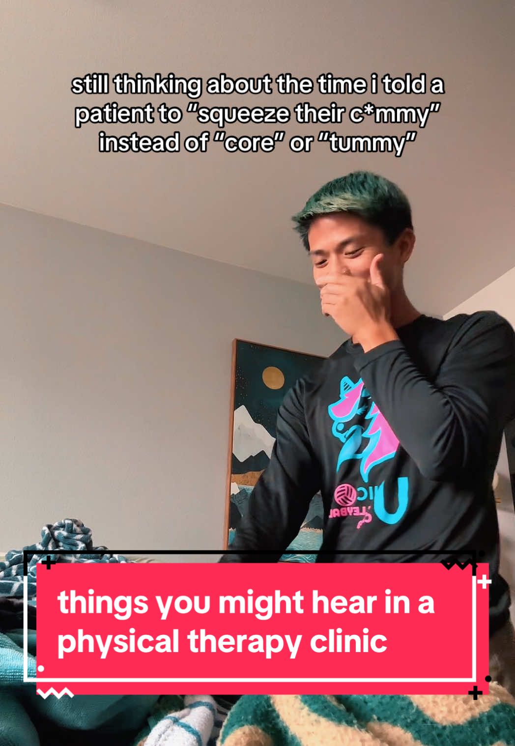 hi so when you’re thinking of the word “core” but “tummy” slips out when you’ve started the word “core” already… 🤦🏽‍♂️ #physicaltherapy #ptproblems #oops #throwback #fyp 