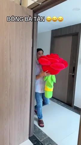 Bông siêu to khổng lồ tặng vợ 😄 #bonghongnhung #bongkhonglo #anh3huy1 
