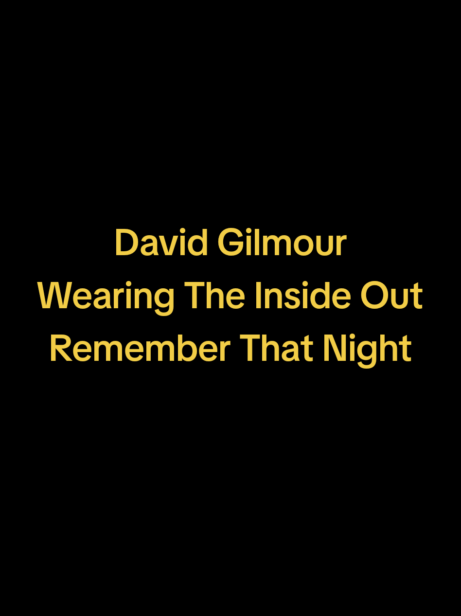 ...Still the screen is flickering With an endless stream of garbage To curse the place In a sea of random images #PinkFloyd #DavidGilmour #RichardWright #WearingTheInsideOut #DivisionBell 