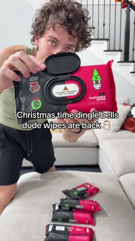 Christmas time dingle bells dude wipes are back 🎅🏻 #dudewipes #wipes #wetwipes #flushablewipes #dudewipesformen @dudewipes 