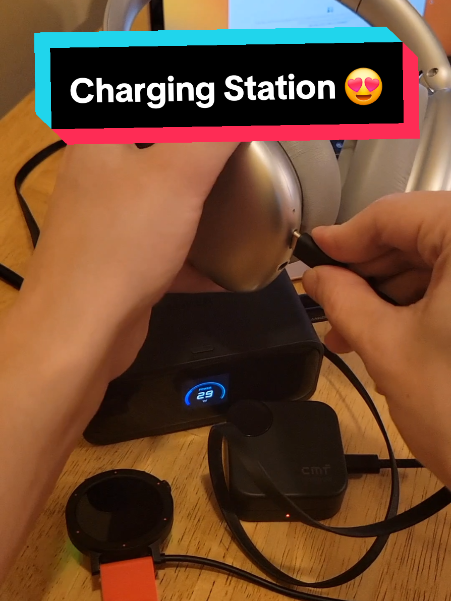 Reduce your desk clutter and easily fast charge up to 7 devices with this Anker Nano 7-in-1 100W Charging Station that's currently on limited time sale right now with free shipping! 😍 #charger #fastcharger #chargingstation #anker #phonecharger 