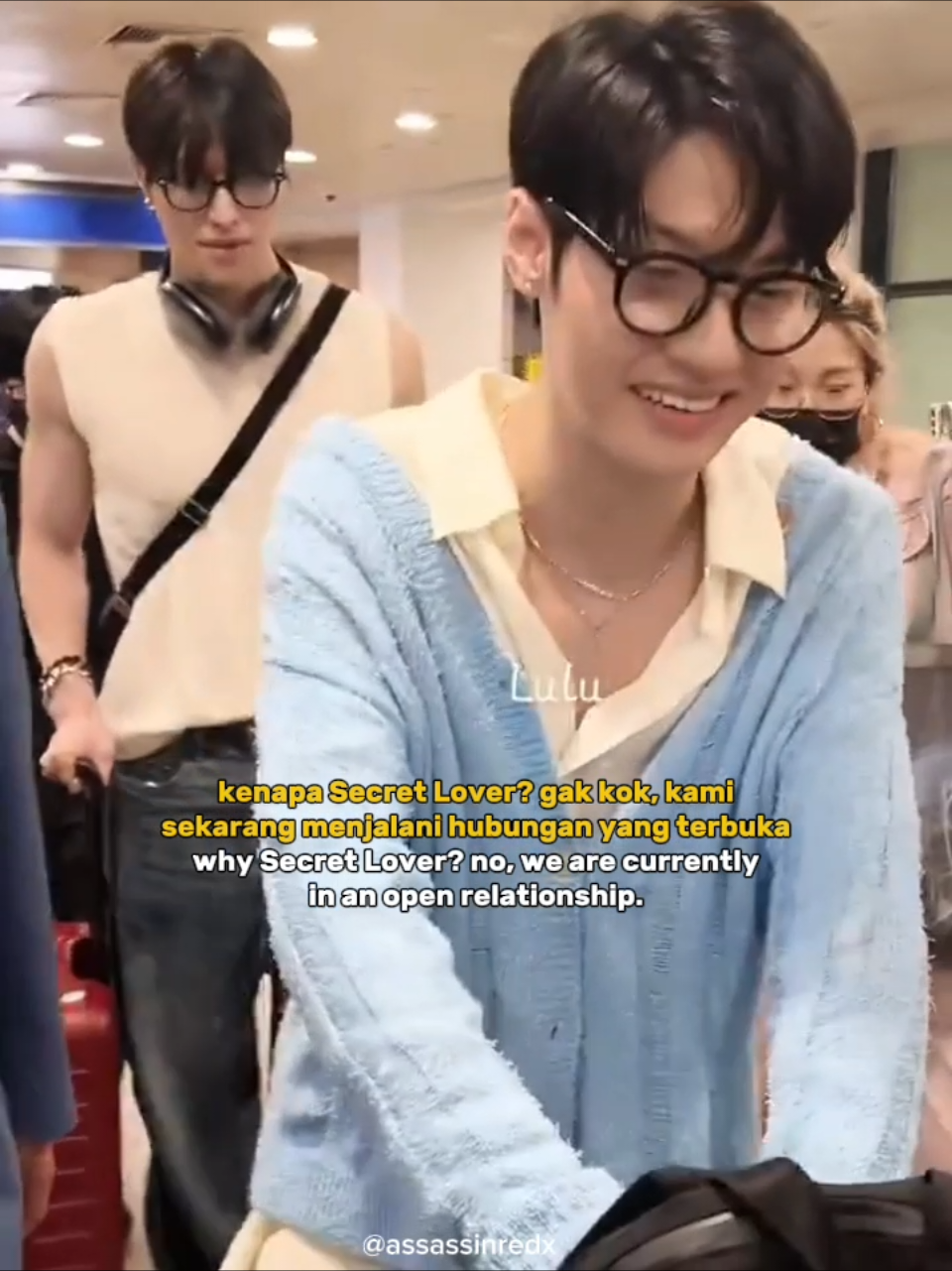 Chance sama Guno udah seterbuka ini sama hubungan mereka😭😭 aku seneng banget liatnya karna mereka berdua jelas banget kecintaan dan bangga sama hubungan mereka😭 langgeng terus ya kalian🤍🤍 #secretlover #chengxi #wangjyunhao #taiwanbl #bl 