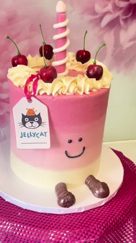 Jelly cake cake -What do we think is the right thing to do? #cakevideo #cakedcorating #foryou #fyp #jellycatcake 