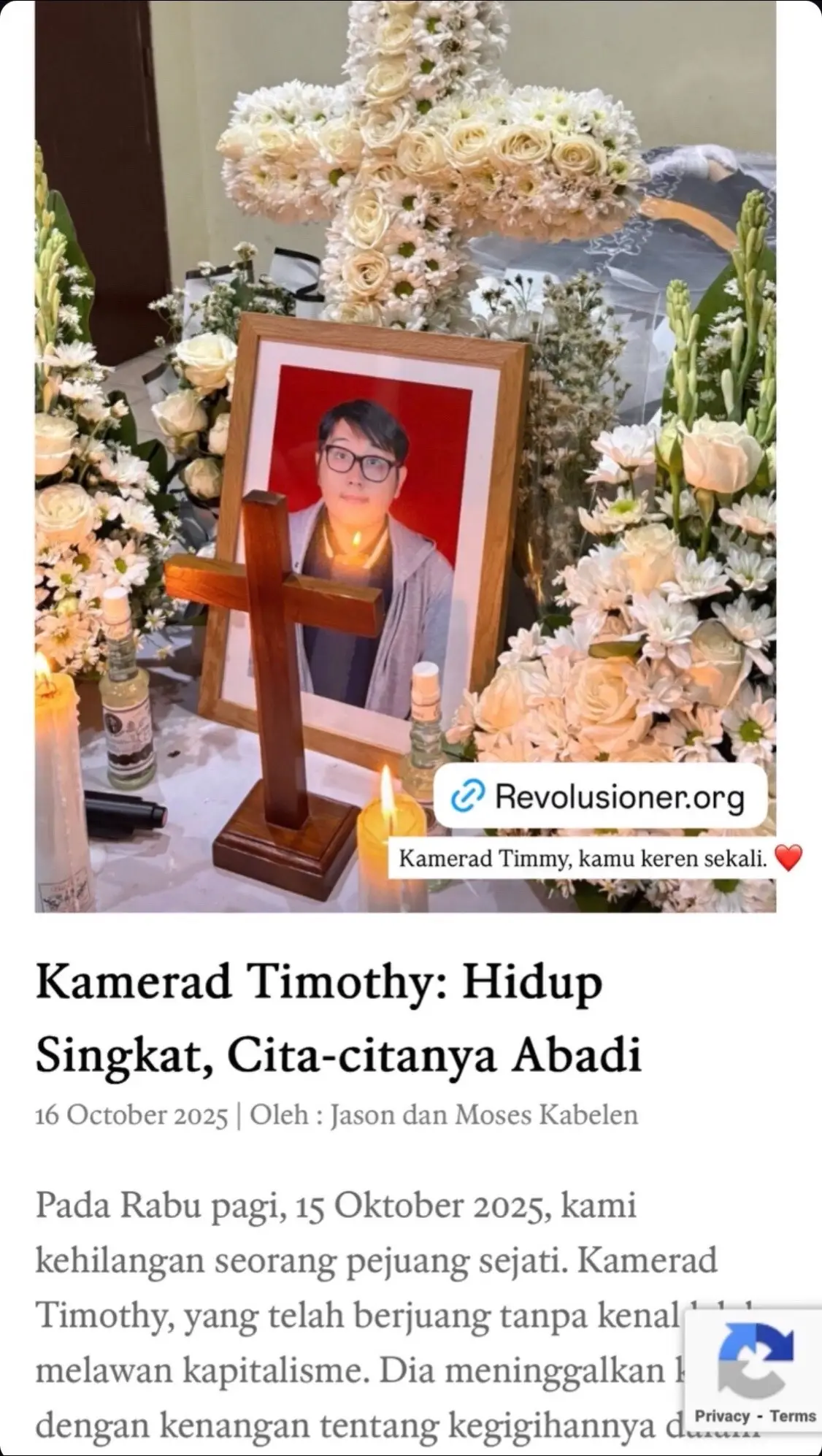 #timothyanugerahsaputra #universitasudayana #udayana #justicefortimmy #turutberdukacita 