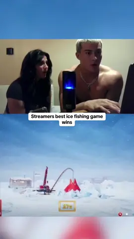 Streamers best ice fishing game wins #kickstreaming 