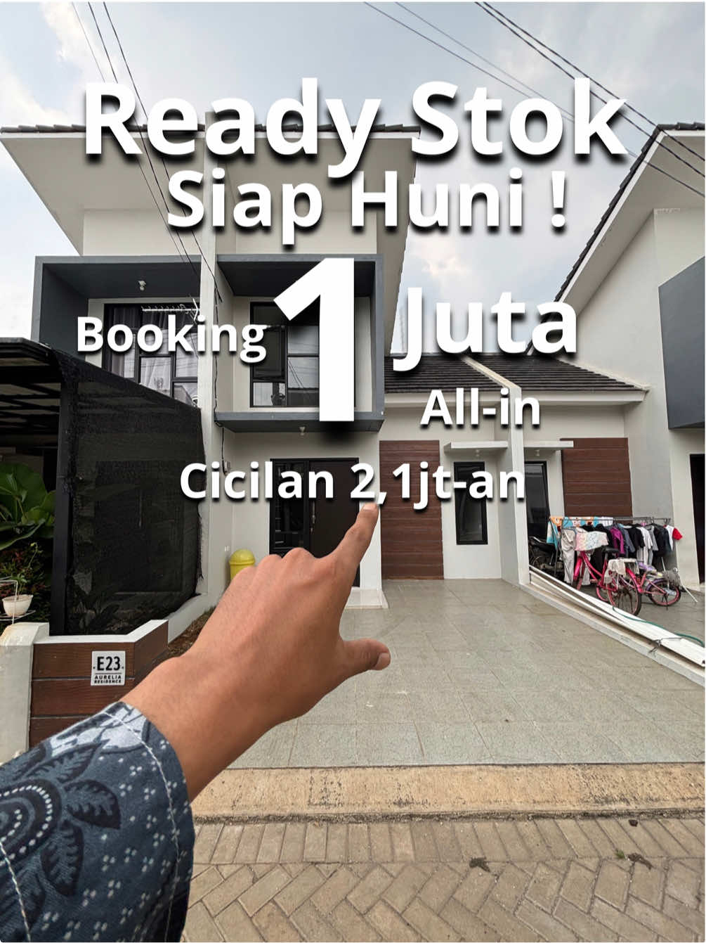 ‼️‼️Hunian nyaman, aman dan anti banjir dibekasi ‼️‼️ ♻️ AURELIA RESIDENCE 2 🏡 ✅ Booking 1 juta (all-in) ✅ Angsuran 2juta-an ✅ Gratis Kanopi & AC TYPE 40/60 🛌 2 kamar tidur 🛀 1 kamar mandi 🤙 1 lantai mezzanie SURRONDING AREA 🚸 3 Menit ke pasar & rumah sakit 🚗 5 Menit ke pintu TOL Setu-selatan 🛍️ 12 Menit ke Grand Wisata  🏭 10 menit ke kawasan mm2100 Info Lengkap / hub : Hasan 081293134789 #rumahbekasi #rumahdibekasi #rumahkprdibekasi #rumahdisetu #rumahsetu 