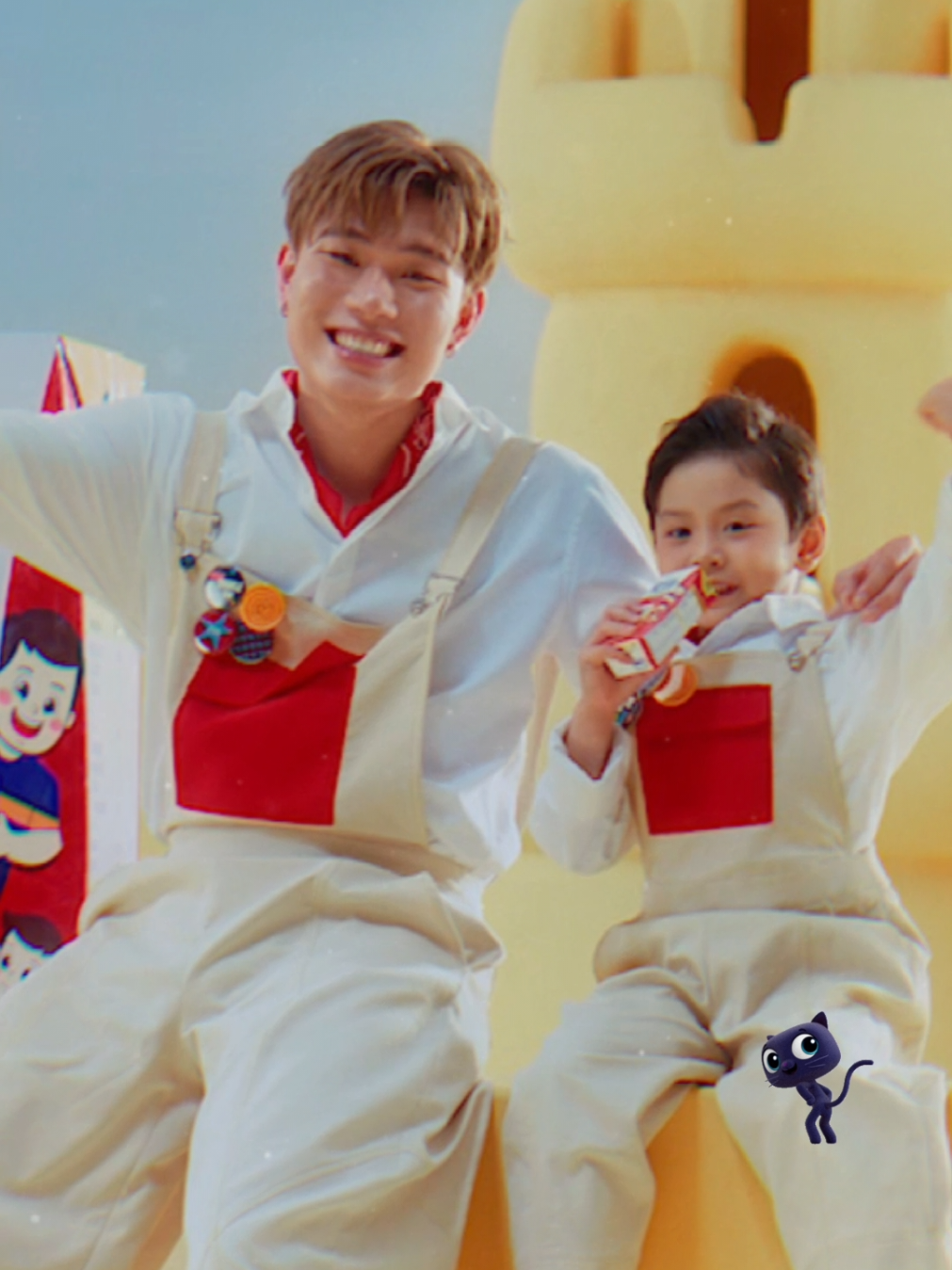 2 bé dth☺️💙 #Nangbatconvechuyenlon  #NutifoodGrowPLUStangcan  #DuongDomic 