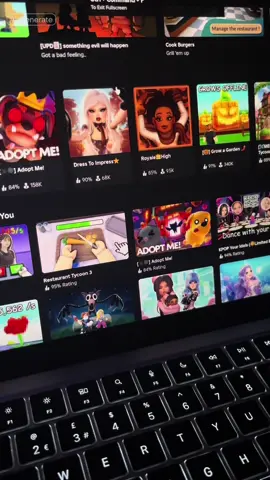 Totally did not buy it to play roblox pfffttt   #macbook #macbookair #m4 #roblox #fyp 