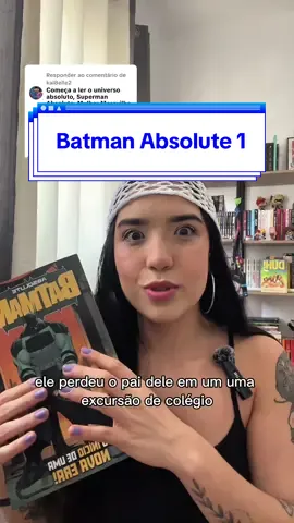 Respondendo a @kal8elle2 e então eu li Batman Absolute, novo universo alternativo da DC 🖤 #absolutebatman #batman #dc #dccomics #hq 