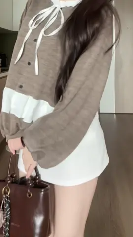 Áo Nỉ Tăm Thỏ Phối Cổ Bèo Nơ Buộc A3182 Susstore Thời Trang Nữ#xuhuong #mặcđẹpmỗingày #thoitrangnu 