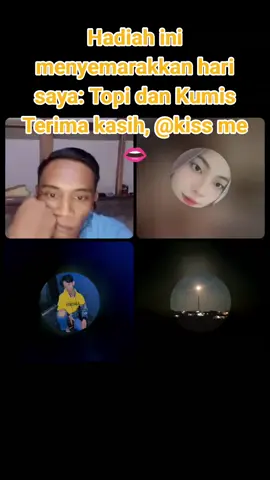 kiss me 👄, terima kasih atas Hadiah luar biasa yang Anda kirim di LIVE saya! Momen ini akan saya hargai selamanya. @kiss me 👄 #tiktoklive #livehighlights #livegift #hatandmustache #topidankumis 