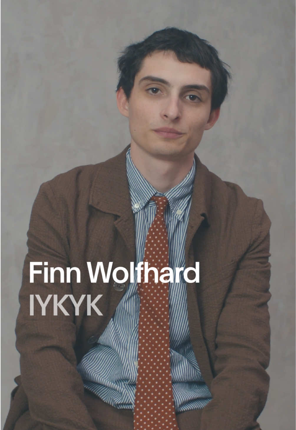 @Finn Wolfhard picks The Beatles over The Rolling Stones and more hot takes in IYKYK. #finnwolfhard 