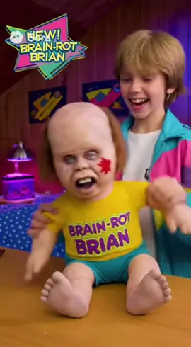 Brain Rot Brian took a swim in the wrong pond and came home with a brain-eating amobea. #aivideos #funnyai #1980stoys #funnyvid #sora2 