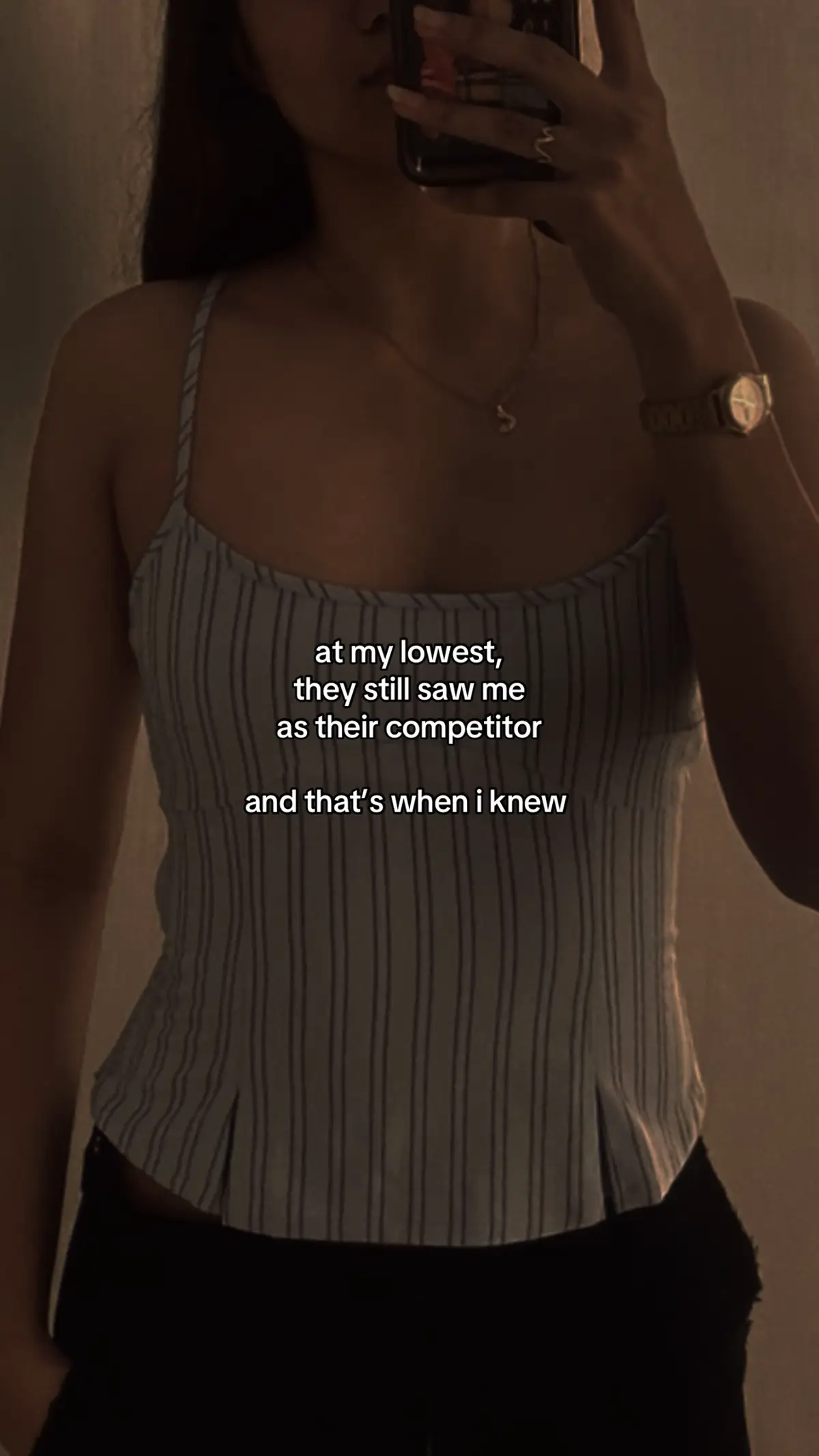 that told me everything