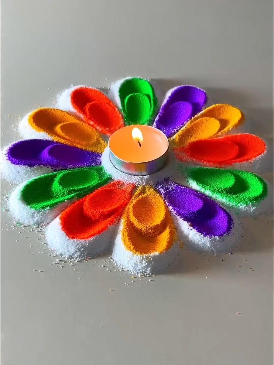 Rangoli design #tiharspecial #tiharaayo #fyp #viral #trending 